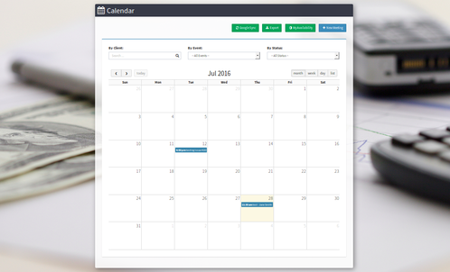 screenshot of My Coach Office